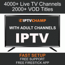 IPTV 1 Month with Adult Channels
